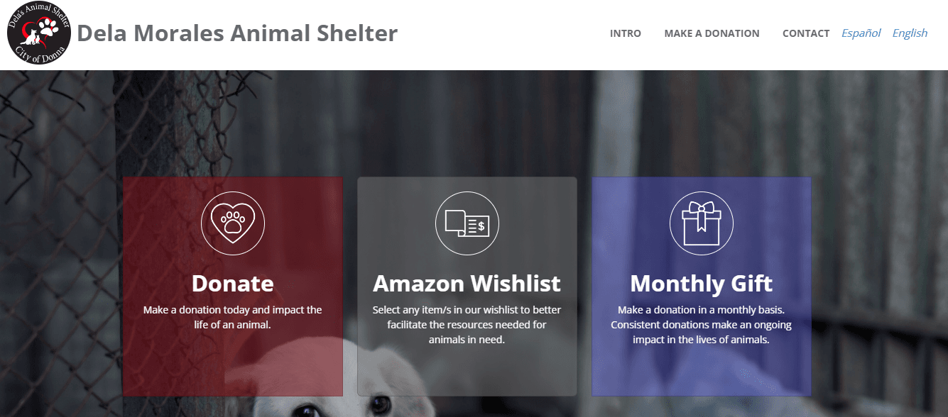 Dela Morales Animal Shelter - Donate, Amazon Wishlist, Monthly Gift
